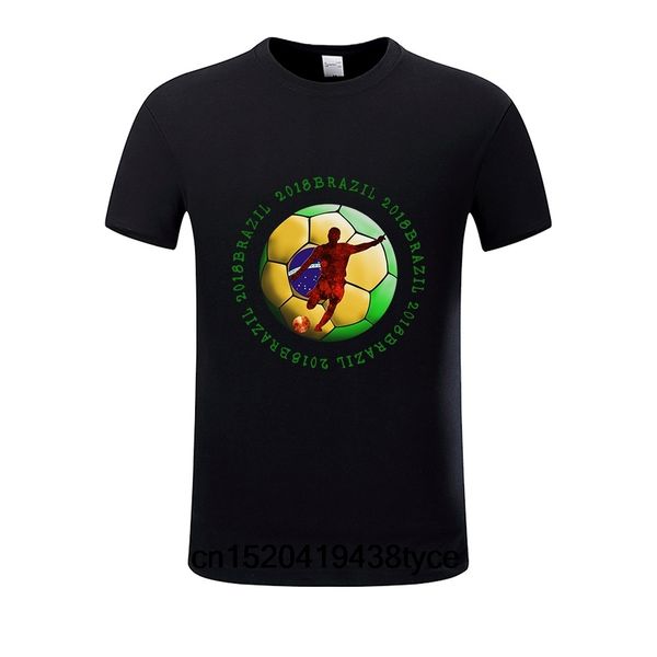 

football soccer brazil sports for girt t-shirts, White;black