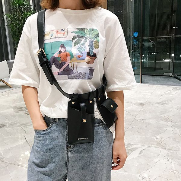 

2020 new fashion super fire modeling cigarette case belt running bag messenger bag