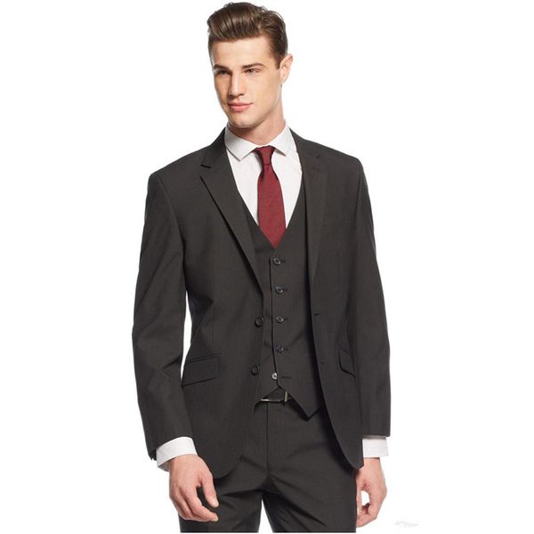 

сшитое slim fit серый charcoal мужские свадебные костюмы жениха смокинги для мужчин деловые костюмы пиджаки (куртка + брюки + жилет) a099, White;black