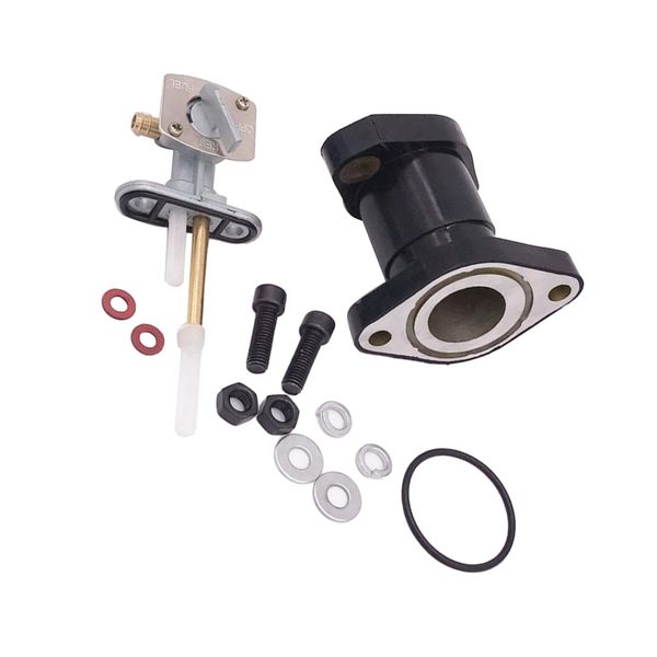 

new intake manifold fuel petcock for yamaha big bear 350/yfm 350/yfm350 1987-1998