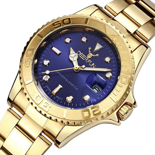 

Fashion Watch Men Sapphire Glass Stainless Quartz steel Band Rotatable Bezel Sport Dold WristWatch GMT role relogio 40MM 35_02