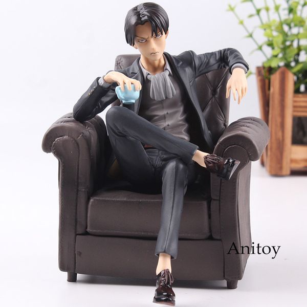 Acheter Attaque Sur Titan Levi Ackerman Assis Canape Ver Figure