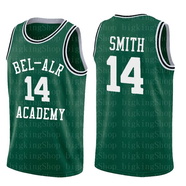 

колледж fresh prince 14 уилл смит джерси фильм bel-air (bel air) баскетбол 25 carlton банки jerseys6666, Black