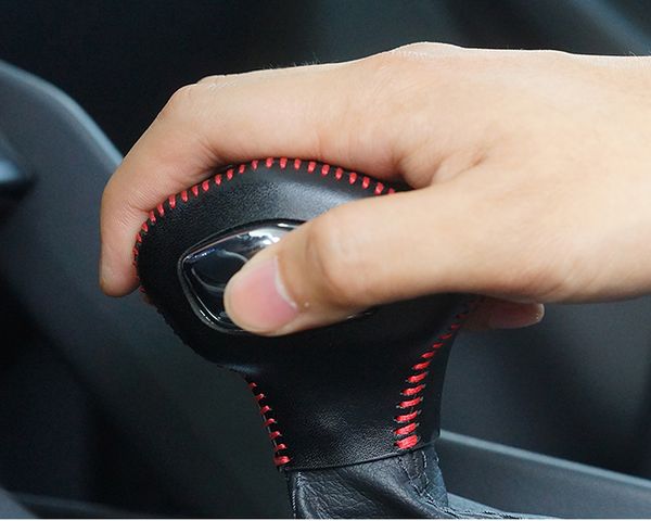 

1pc for kodiaq gear cover layer leather