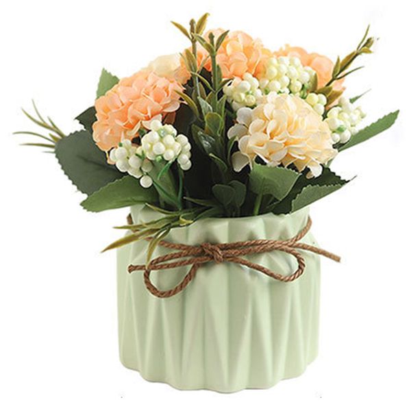 

artificial flower hydrangea potted plant for wedding party christmas home decor fake hydrangea
