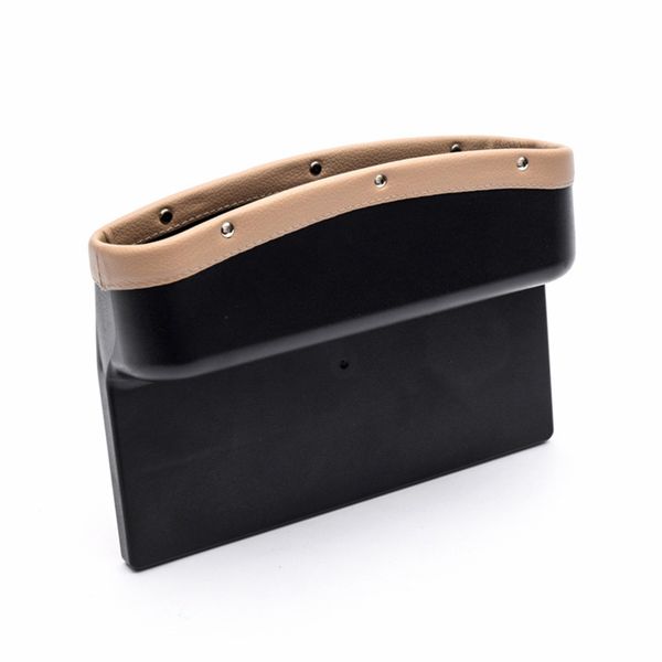

car seat crevice storage box leather auto seat gap pocket organizer content b99