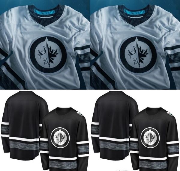 

winnipeg jets 2019 all-star game jersey mens 26 blake wheeler 29 patrik laine laurent brossoit dustin byfuglien tyler myers hockey jerseys, Black;red