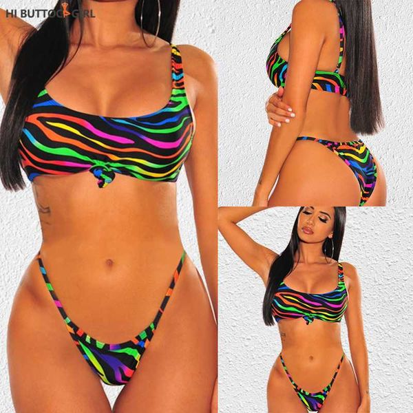 

hi buttock girl 2020 new european and american explosive split swimsuit female bikini bikini swimsuit, White;black