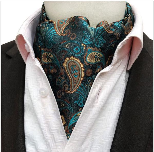

new fashionable large pattern scarf tie men's scarf, Blue;purple