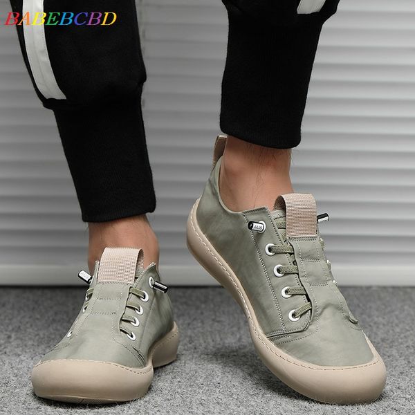 

2019 new style flat four seasons men's fashion shoes casual korean version set foot youth doudou men casual shoes, Black