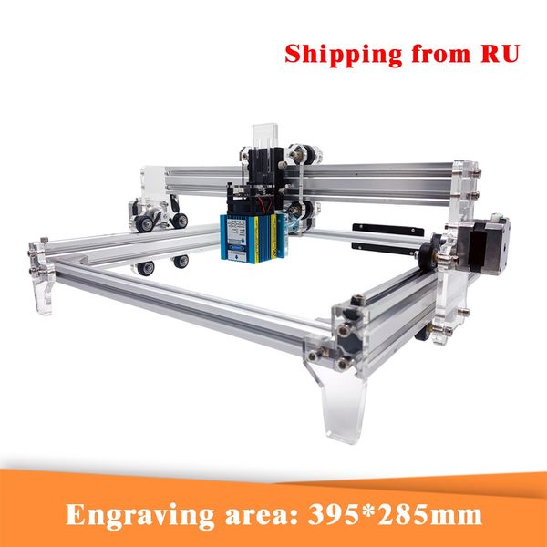 

cnc laser engraving machine 500mw 2500mw 3500mw 5500mw 15000mw laser module 30*40cm cnc laser cutter wood router for cutting
