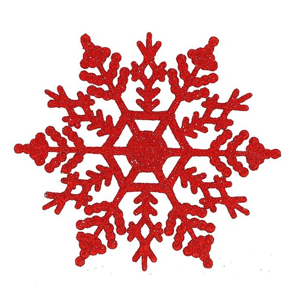 

12pcs/lot christmas glitter snowflake home party christmas garland ornaments snowflake 10cm xmas tress hanging