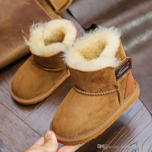 

kids snow shoes size 11 girls boot design one fur winter shoes for kids antislip cotton baby shoes chaussures pour enfants, Black;grey
