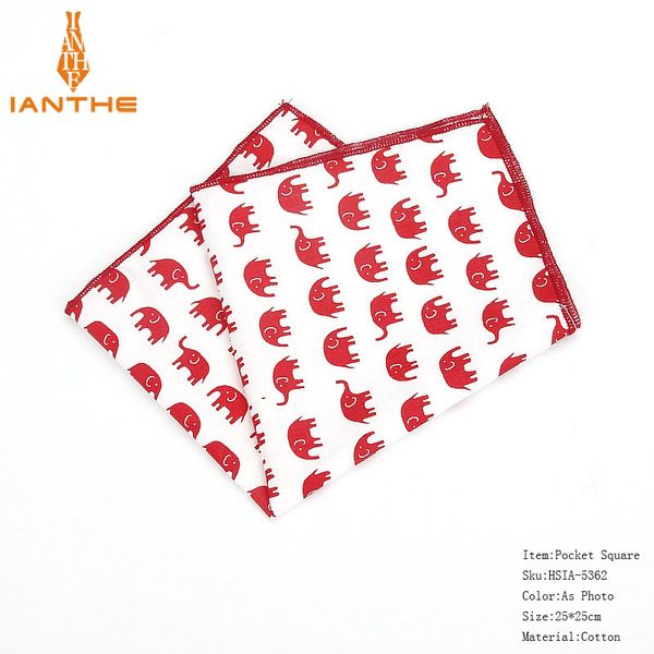 

new men's 100% cotton animals handkerchief for man fish bear print pocket square chest towel suits hankies 25*25cm, Black;blue