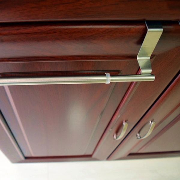 

1pc 23.5/36cm portable stainless steel towel bar set rack tower holder hanger bathroom l shelf dropshipping 2018