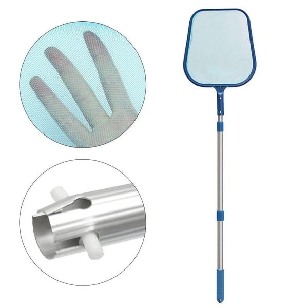 

swimming pool salvage net pools landing cleaner net cleaning with aluminium pole fish pond skimmer leaf garbage