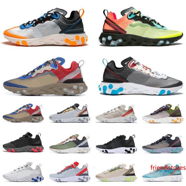 

2020 seller react element 87 55 undercover hyper fusion total orange mens running shoes light bone moss womens designer sneakers