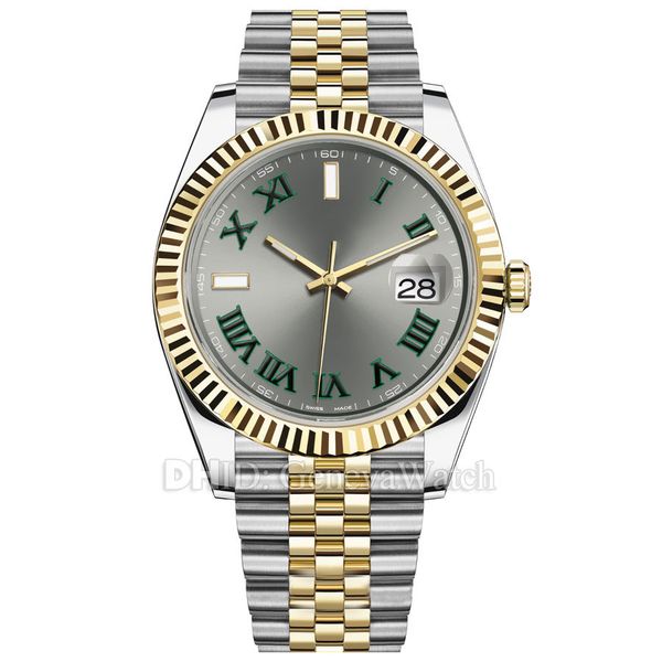 

116333 datejust luxury watch sapphire mens designer watches 8215 6t51 mechanical automatic writwatches luxury women watches montre de luxe, Slivery;brown