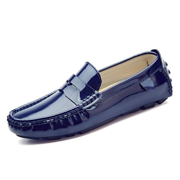 

2019 men casual shoes luxury split leather fashion boat shoes men italian slip on loafers moccasins zapatos hombre, Black