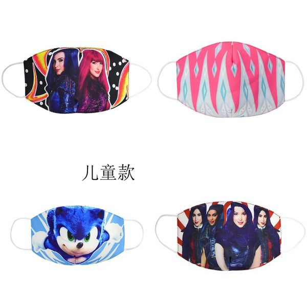 

ткань маску для лица подводного плавания костюмов для детей маски хлопка лица рта маска мультфильм молодежных детских масок для малыша khoth