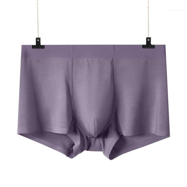 

seamless panties fashion solid color comfortable boxer shorts male casual designer underpants mens modal, Black;white