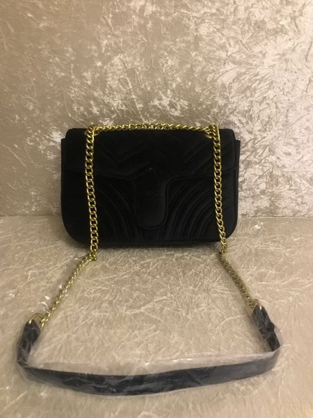 

2018 топ мода черная цепочка косметичка знаменитая роскошная вечеринка сумка marmont бархатная сумка женщины дизайнерские сумки free shioppi