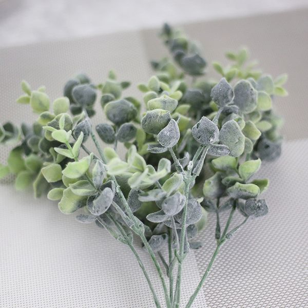 

artificial plant greenery stems faux eucalyptus leaves spray fake silver dollar eucalyptus branches for wedding decoration