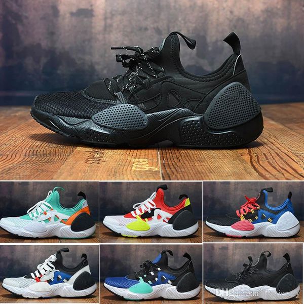 

ale huarache 7 edge txt og mens running shoes oreo triple black fashion white red men trainers designer casual sports sneakers size40-45