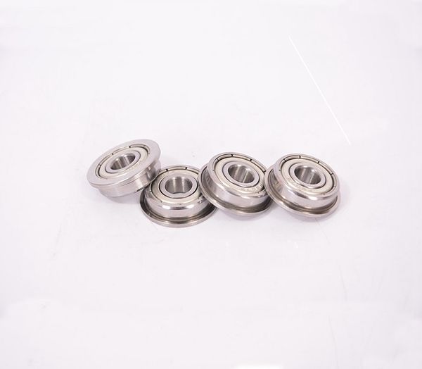 500 pcs F697ZZ F697Z F697 Z ZZ F697-ZZ 7x17x5mm mini flange sulco profundo rolamento de esferas de Metal tampa 7 * 17 * 5mm