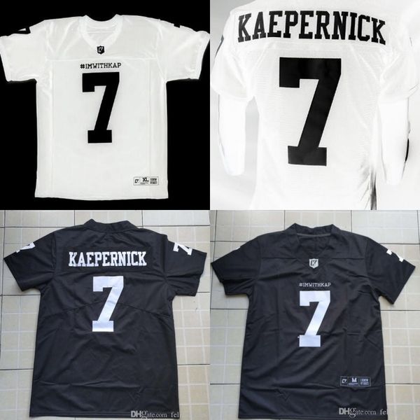 

Imwithkap Football Jersey 7 Colin Kaepernick I'm With Wap American Football Jersey Stitched Men S-3XL Fast Free Shipping