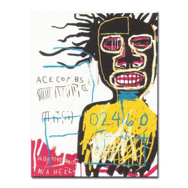 

jean michel basquiat "self-portrait as a heel"handpainted & hd print wall art oil painting,home decor on canvas multi sizes g26