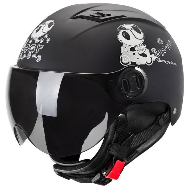 

andes motorcycle helmet riding men women vintage biker scooter half open face helmet moto casco capacetes motorbike