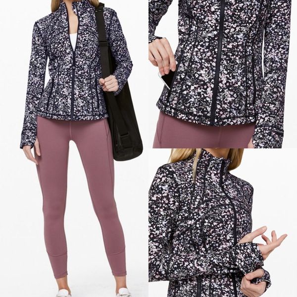 

good quality yoga gym jacket zip full coat digital print running training, Black;red