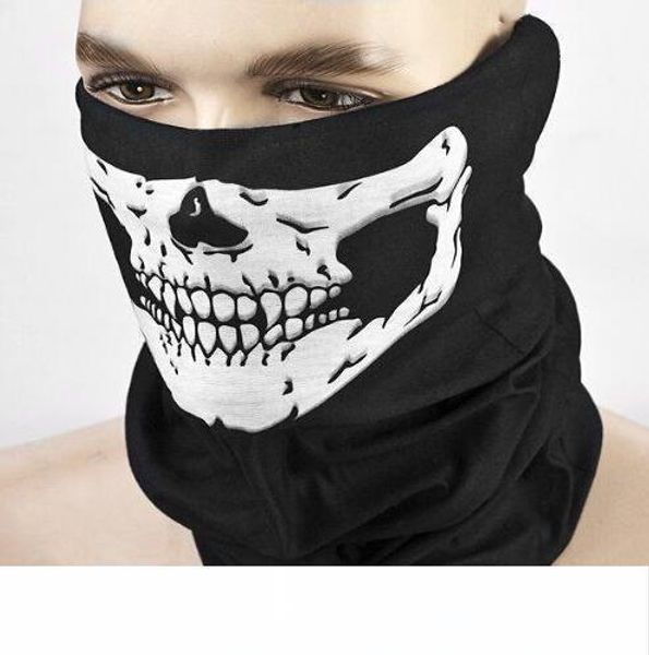 

new skull skeleton veil outdoor motorcycle bicycle multi headwear hat scarf half face mask cap neck ghost scarf halloween mask1