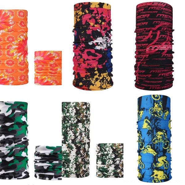 

j9mju bandana riding face mask scarf cycling running scarf sport anti-uv silk neck face cover for fishing triangle hiking hairband, Black