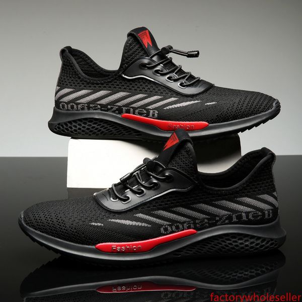 

sports casual shoes men spring new men s fashion breathable sneakers fly woven fabric men s shoes shoes