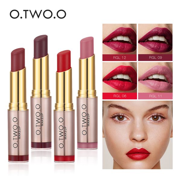 

o.two.o brand makeup lipstick matte organizer popular 20 colors long lasting waterproof nude lipstick matte lip cosmetics