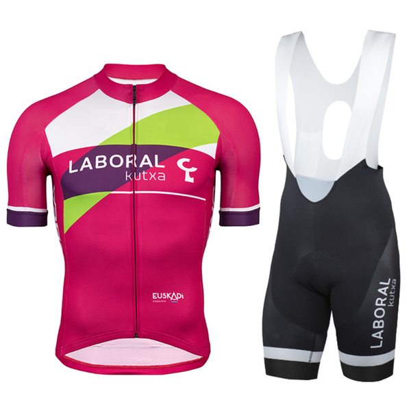 

2020 laboral pro team cycling kit men summer quick-dry bicycle competition clothing bib shorts ropa de hombre, Black;blue