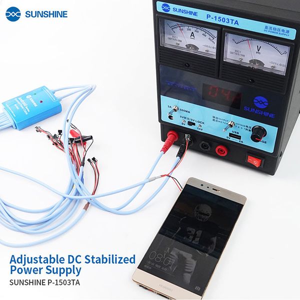 

dc regulated power supply phone repair tool 15v3a led display adjustable switching current voltage short circuit protection tool