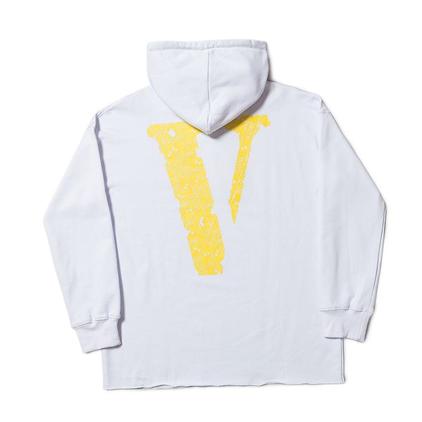 

2020/vlone men luxury sweatshirt famous designer 1 dress sweatshirt new fashion vest hoodie cotton breathable retro hoodie, White;black