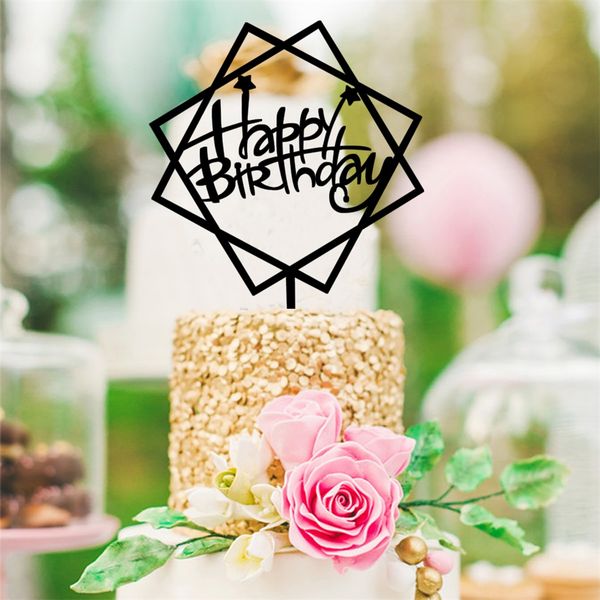 

creative acrylic cake er baking accessories birthday graduation party decoration