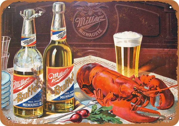 

chocolate no working beer warning vintage metal tin signs home bar pub garage decor plates man cave wall sticker
