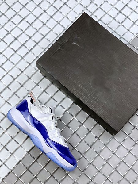 

2020 new release 11 low wmns concord white black concord ah7860-100 women basketball shoes with original box size7~13