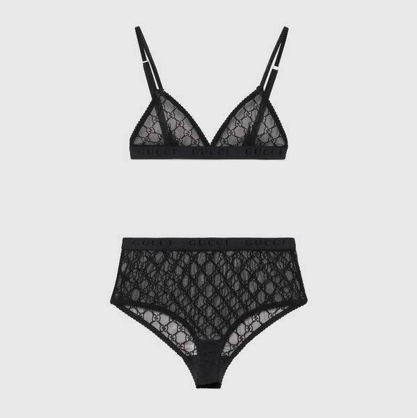 

2020 feminine without trace jacquard knickers underwear sets the girl cool fashion deep letter print collection stripe flexibility, White;black