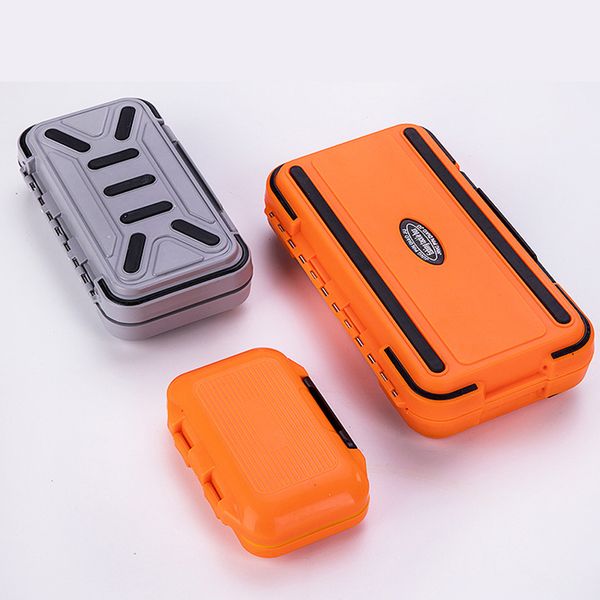 

fishing tackle tools box waterproof double layer diy compartments large storage case waterproof carp fishing accessories