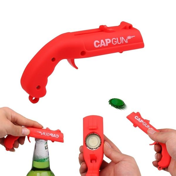 

Creative cap gun launcher hooter bottle opener beer opener hoot over 5 meter 4 color car