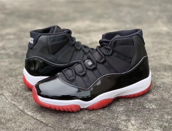 

2020 release 11 bred og high black white -varsity red 45 basketball shoes 378037 -061 real carbon fiber outdoor sneakers with box