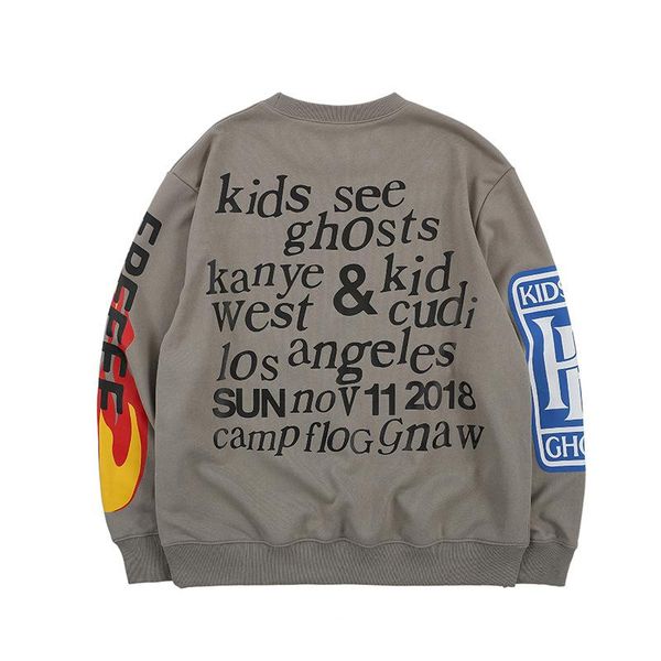 

европейская и американская улица спорт и досуг свитер tide для печати карт улыбки пламени письма сыпучие шеи пуловер свитер футболка, White;black