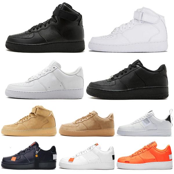 

fashion men 1 utility classic black white women casual shoes green skateboarding high low cut wheat trainers sports sneakers size 36-45