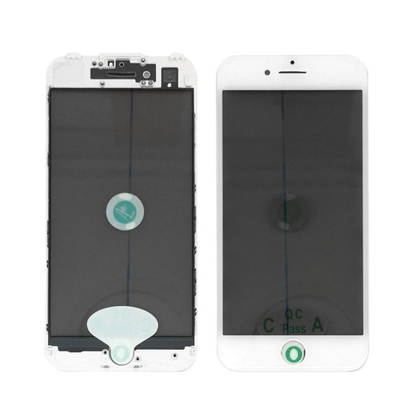 

10шт OEM 4 в 1 Cold Press Front Screen космического стекла с рамкой ОСА поляризатор для iPhone 8 7 6 6s